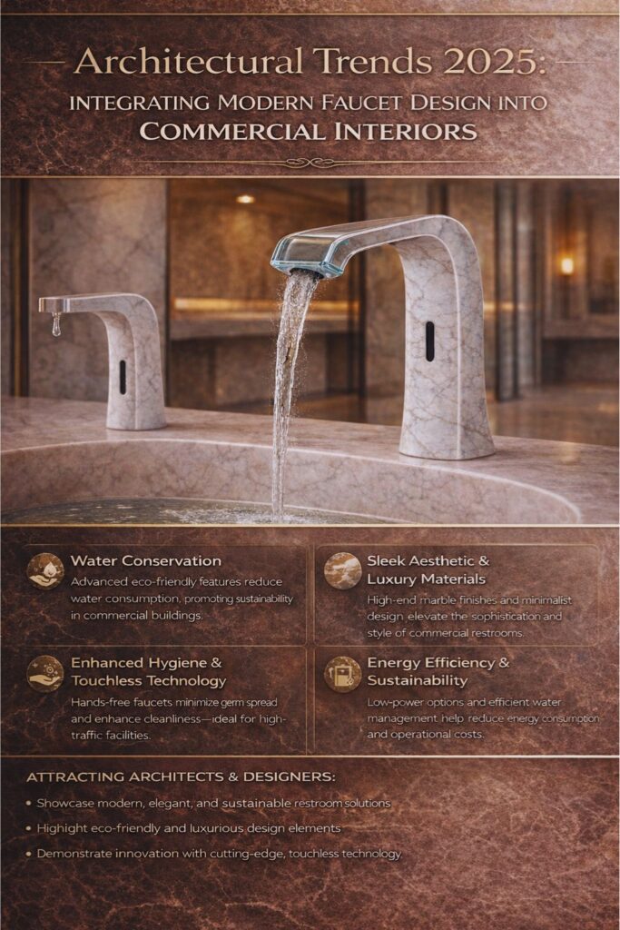 Architectural Trends 2025 faucet design is an architectural tool, not a decorative afterthought