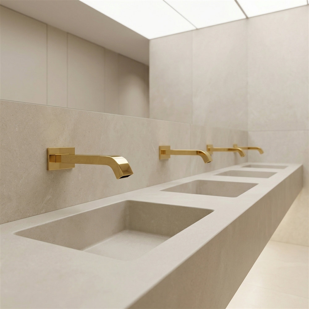 Control module wiring connections for a commercial touchless faucet troubleshooting inspection