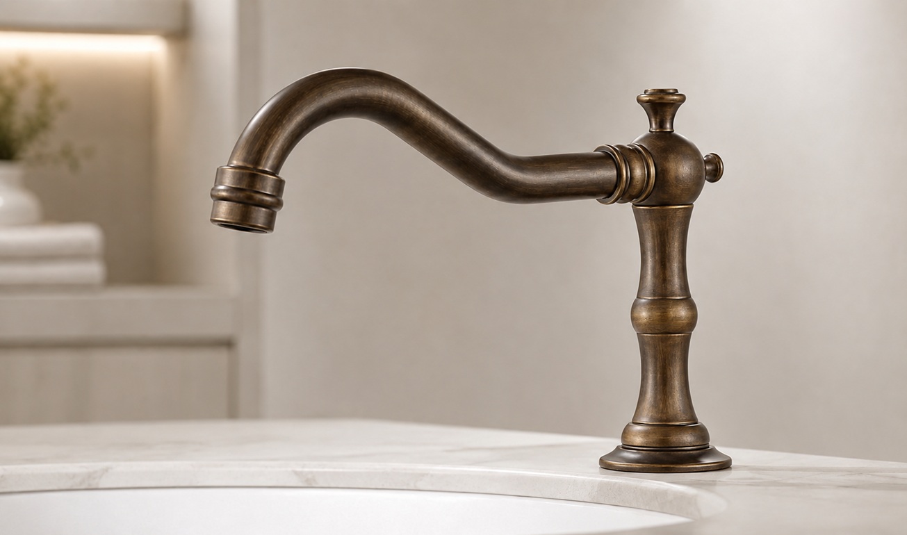 BathSelect commercial touchless bathroom faucet for hospitality high traffic restroom design
