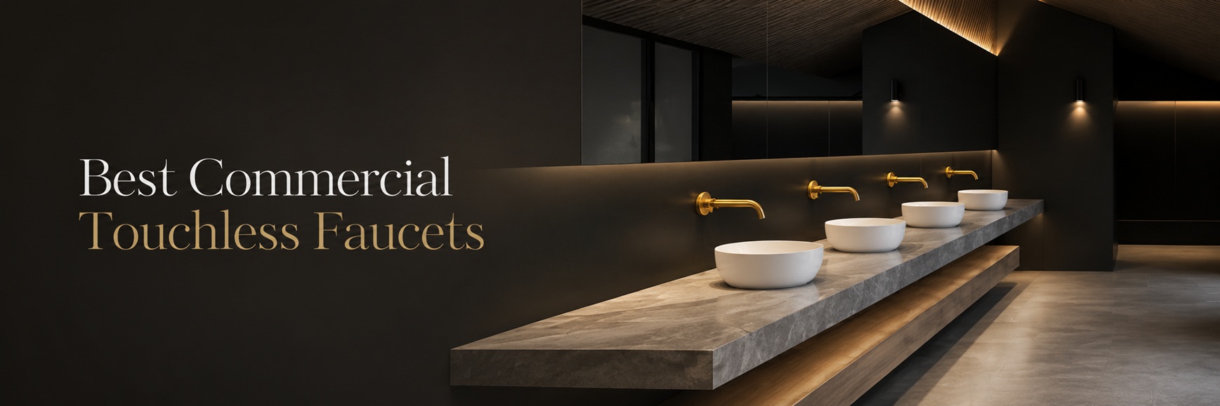 Best Commercial Touchless Faucets banner