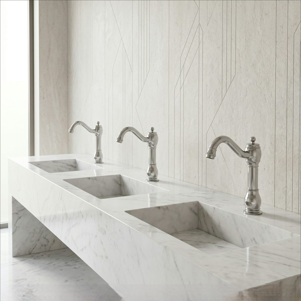 Touchless faucet water-quality and stagnation planning