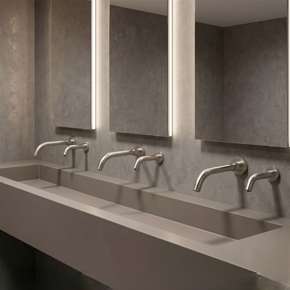 Commercial grade bathroom faucets and fixtures for specification review