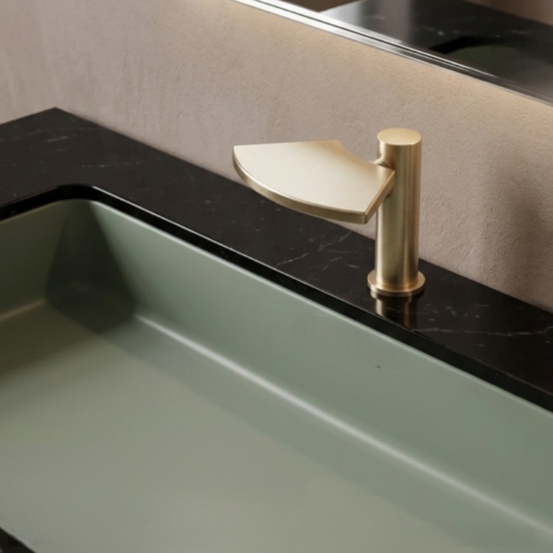 Commercial restroom BIM coordination model showing touchless fixtures plumbing electrical routing and maintenance access