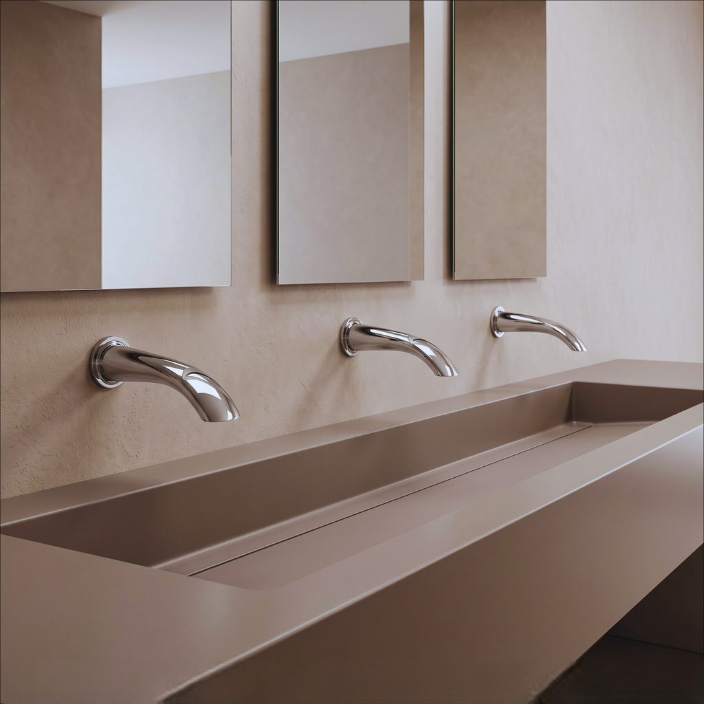 American Standard Selectronic commercial touchless faucet configured for busy entertainment facilities