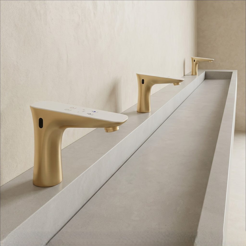 Commercial faucet options for ADA accessible restroom projects